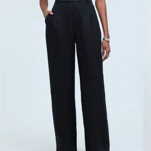 Madewell Harlow Wide Leg Linen Pants